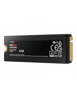 Samsung SSD 990 PRO 4TB Heatsink PCIe 4.0 NVMe 2.0 M.2 V-NAND 3-bit MLC