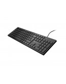 Natec Keyboard Herring US, Black, Slim