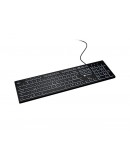 Natec Keyboard Herring Glow US, White Backlight