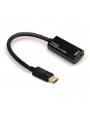 Преходник DeTech DP към HDMI 1.4, Черен - 18253