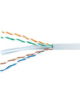 Кабел DeTech Network UTP CAT6, Син, 305m - 18409