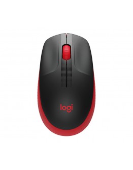 Logitech M190 Full-size wireless mouse - RED - 2.4