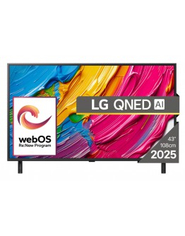 LG 43QNED80A3A, 43 4K QNED HDR Smart TV, 3840x2160