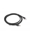 Lanberg patch cord CAT.5E 2m, black