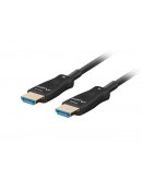 Lanberg HDMI M/M v2.1 cable 50m optical black aoc
