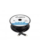 Lanberg HDMI M/M v2.1 cable 100m optical black aoc