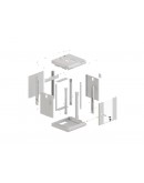 Lanberg rack cabinet 10 wall-mount 6U/300x300 (fla