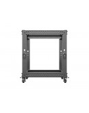 Lanberg open rack 19 12U 600x600-1100 adjustable b