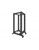 Lanberg open rack 27U  600x800, black