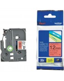 Brother TZe-431 Tape Gloss Black on Red, 12mm, 8m