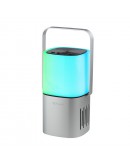 Тонколона Kisonli Q6 Plus, Bluetooth, AUX, SD, FM, RGB, Сребрист - 22282