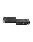 Тонколони Onikuma L1, 2x5W, USB, RGB, Черен - 22272