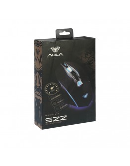 Геймърска мишка Aula S22, Оптична, 6D, RGB, Черен - 742