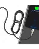 Кабел за данни Baseus Cafule, Lightning, 1.0m, Черен - 40473