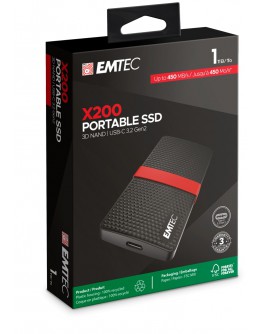 EMTEC EXT SSD X200 1TB 3.1