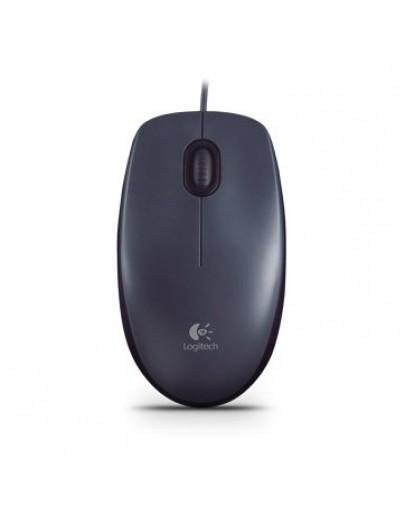 LOGITECH M90 Corded Mouse - GREY - USB -