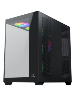 Aqua V Air (Black, ATX, U3x2+Type C, 2PCS TG,