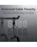 Vention Аудио Кабел Cotton Braided TRRS 3.5mm Male to 3.5mm F - 1m - Gold plated, Aluminum alloy - BHCBF