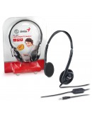 Genius слушалки с микрофон Headset HS-200C - Lightweight, Black
