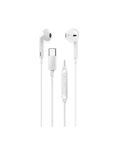 Genius слушалки тапи In-ear Earbuds HS-M365 - USB-C, White