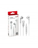 Genius слушалки тапи In-ear Earbuds HS-M365 - USB-C, White