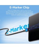 Vention кабел USB2.0 Type-C/Type-C 100W, LED display 2m - CTKBH