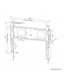 Neomounts Level-750 Wall Mount (XL, 125 kg, kickst