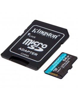 KINGSTON 64GB microSDXC Canvas Go Plus Gen4