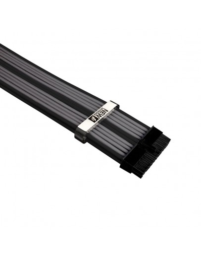 1stPlayer комплект удължителни кабели Custom Modding Cable Kit Black/Gray - ATX24P, EPS, PCI-e - BGA-001