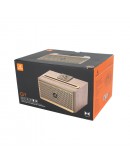 Тонколона Kisonli G1, Bluetooth, USB, SD, AUX, FM, Кафяв - 22309