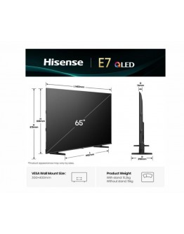 Hisense 65 E7Q, 4K Ultra HD 3840x2160, QLED, Quant