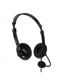Genius слушалки с микрофон Headset HS-230U - USB, Mic, Black