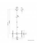 Neomounts Flat Screen Ceiling Mount (Height: 106-1