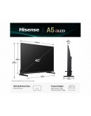 Hisense 40 A5Q, Full HD 1920x1080, QLED, Quantum D