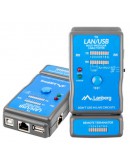 Lanberg cable tester for wiring terminated with RJ
