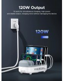 Orico зарядна станция за мобилни устройства Charger Station 220V - 10 x USB 120W white - DUK-10P-EU-WH