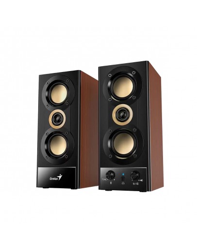 Genius тонколони Speakers 2.0 - SP-HF800BT - 20W RMS, Bluetooth 5.3, Wood