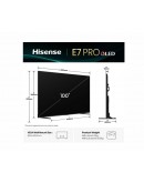 Hisense, 100  E7Q PRO,QLED Smart, FALD, 144Hz, 500
