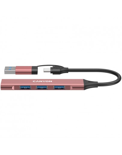 CANYON hub DS-02 4in1 USB-A/C