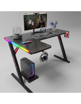 Геймърско бюро No brand P201, 4 в 1, RGB, Черен - 74003