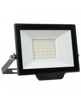 LED прожектор DeTech, 30W, 6500K, IP65, Черен - 77025