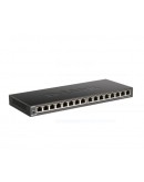 D-Link 16-Port 10/100/1000Mbps Unmanaged Gigabit E
