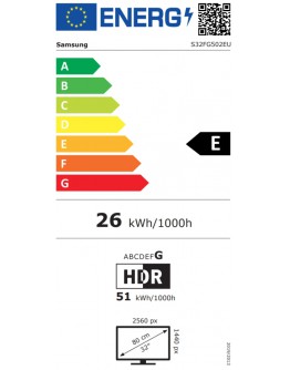 Монитор Samsung 32FG502 32 Odyssey G5 QHD IPS 180Hz 1ms 25
