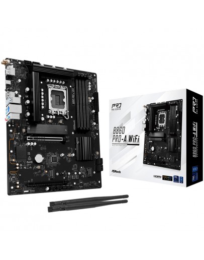 ASROCK B860 PRO-A WIFI, Socket 1851, 4x DDR5,