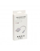 Звукова карта No brand, Type-C, 5.1, Златист  - 17048