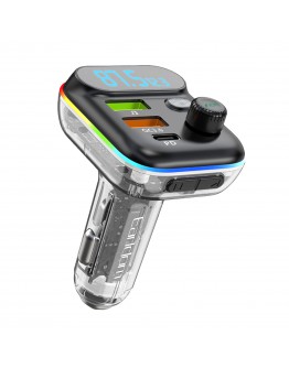 FM Трансмитер Earldom ET-M80, Bluetooth, Micro SD, USB, Type-C, PD, QC, Черен - 17774