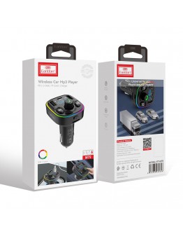 FM Трансмитер Earldom ET-M79, Bluetooth, Micro SD, USB, Type-C, QC, Черен - 17775