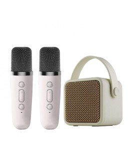 Тонколона Kisonli G23, Караоке, Bluetooth, USB, SD, AUX, RGB, Черен - 22298