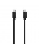 Кабел за данни DeTech, USB Type-C - USB Type-C 3.0, 1.0m, Черен - 14964