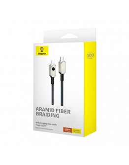 Кабел за данни Baseus Unbreakable, Type-C - Lightning, 20W, 1.0m, Черен - 40437